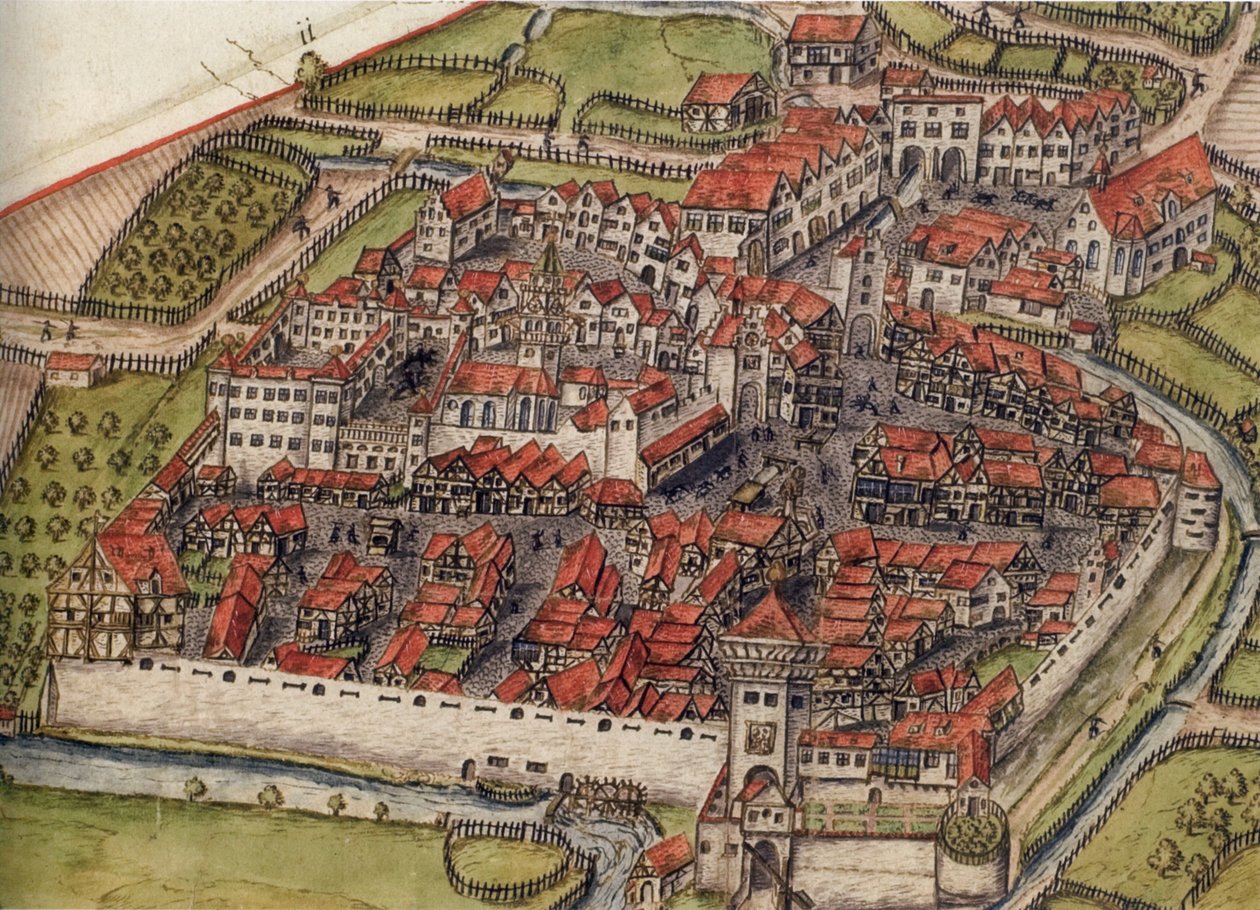 Depiction of the Etters Meßkirch, around 1575 by Unknown