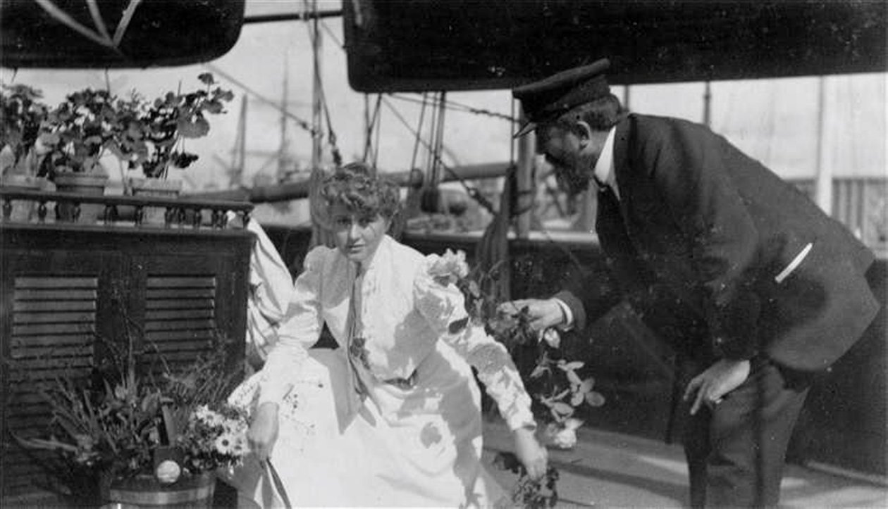 Portrait of Simonne Legrand-Menier (1881-1972) and Gaston Menier (1855-1934) by Unknown