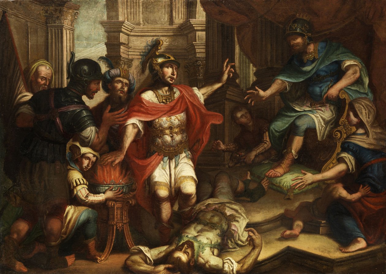 Scaevola Puts His Hand in the Fire by Unknown