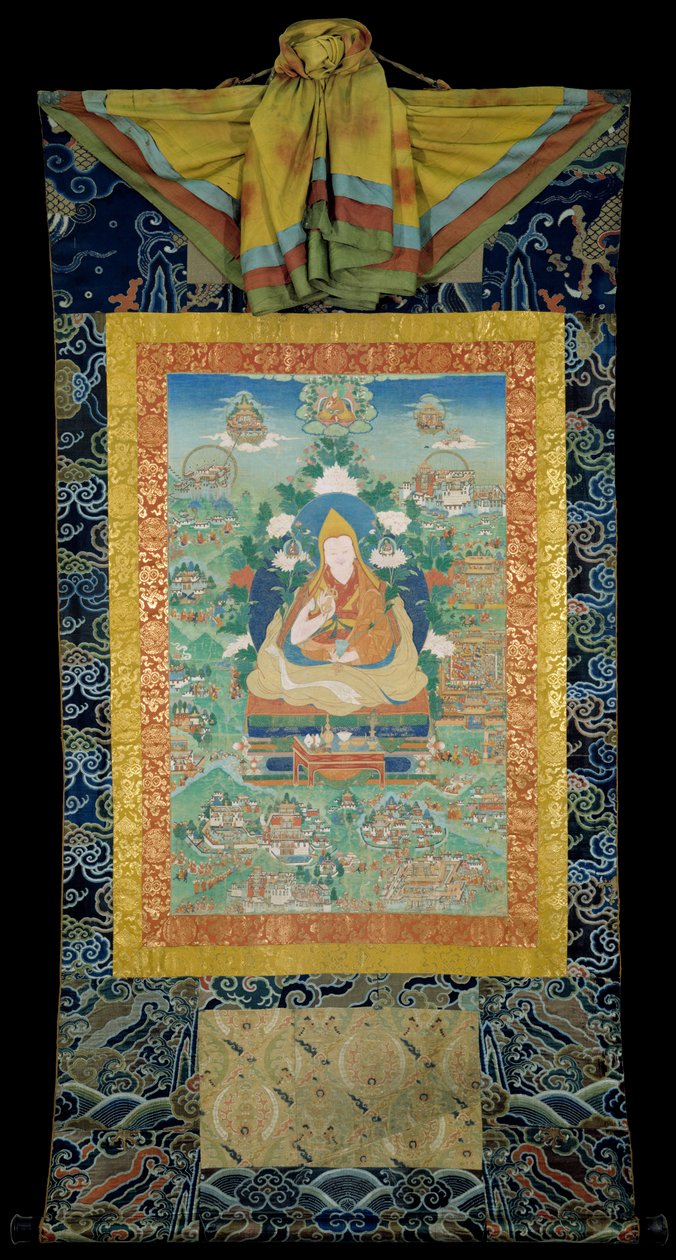 The Fifth Dalai Lama’s Descent from the Pure Lands by Unknown