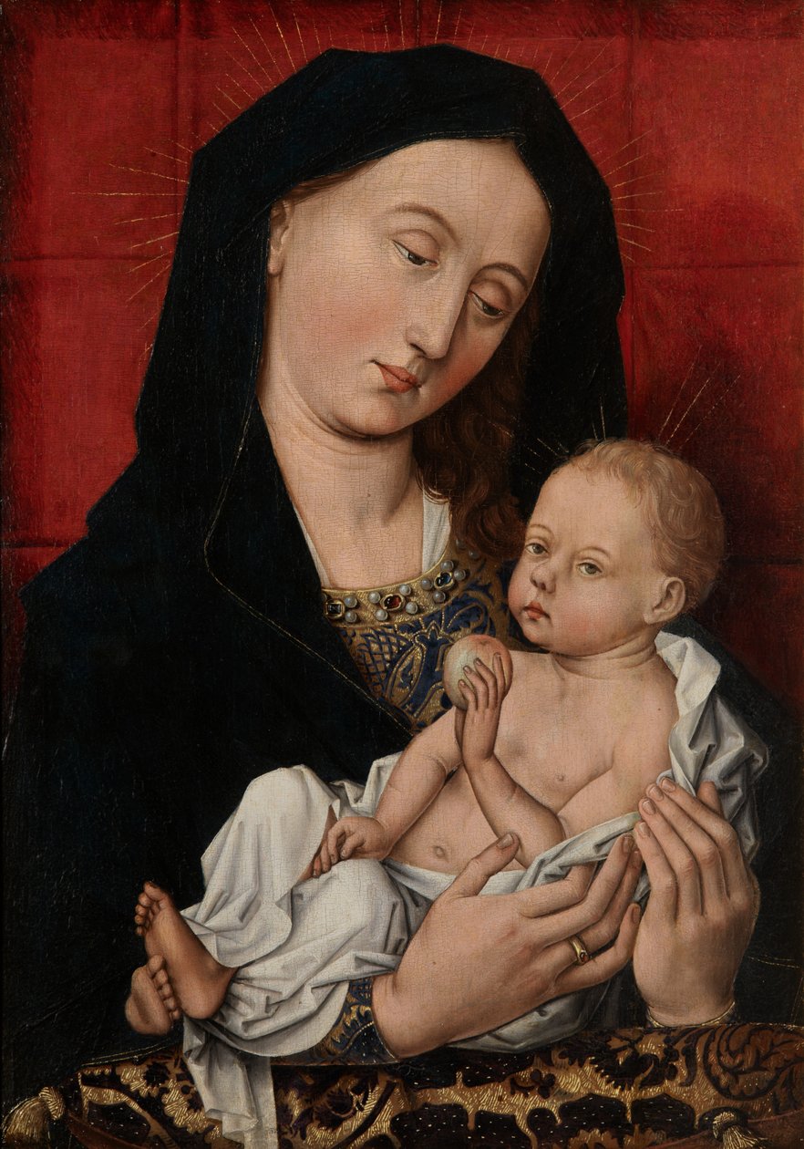 Virgin and Child by Master of Flémalle
