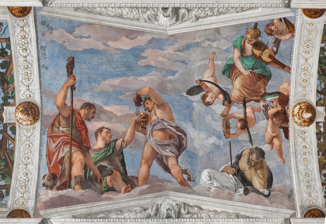 Bacchus Teaching the Shepherds to Use Grapes by Veronese