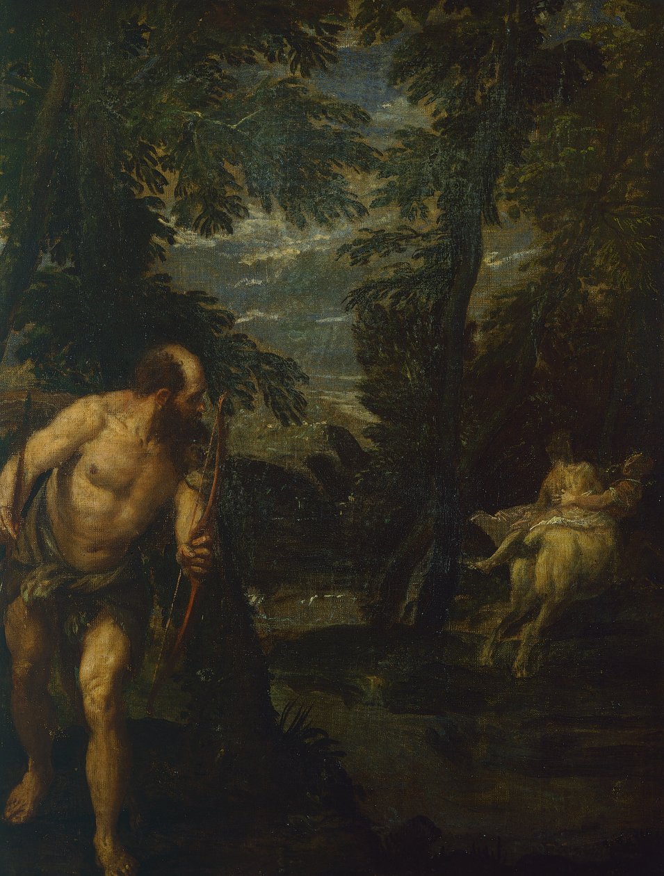 Hercules, Deianeira and Centaur Nessus by (1528-88) Veronese