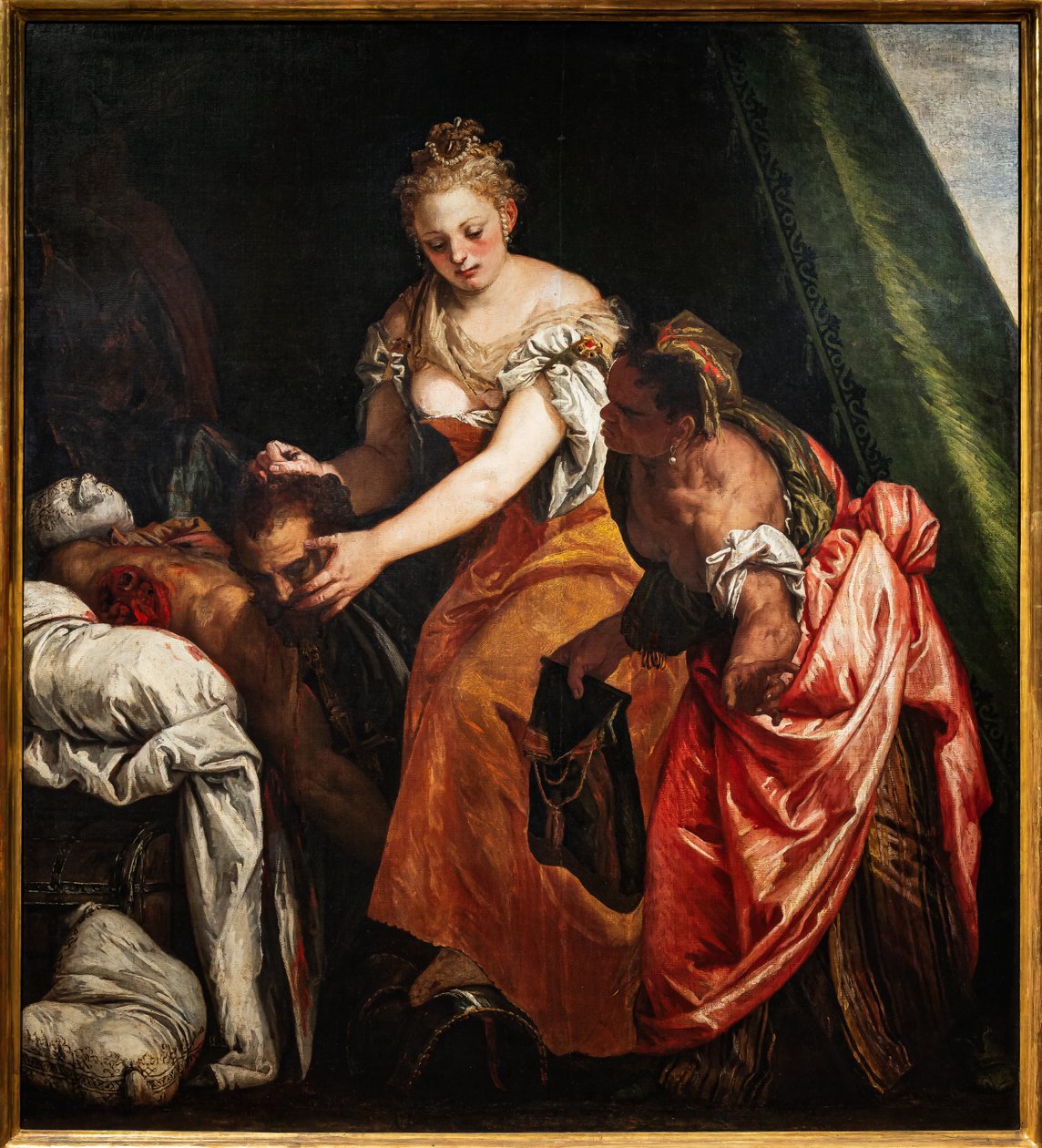 Judith with the head of Holofernes (detail) by (1528 88) Veronese