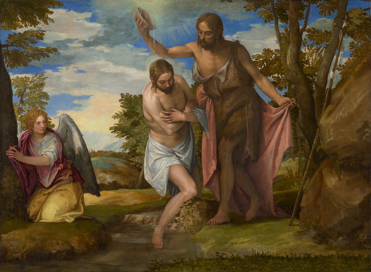 The Baptism of Christ, c.1550-1560 by Veronese