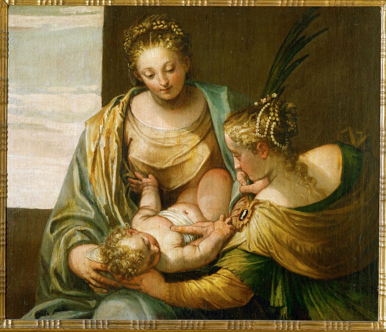 The Mystic Marriage of Saint Catherine of Siena by (1528-88) Veronese