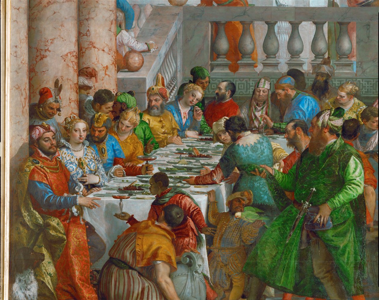 The Wedding at Cana by (1528 88) Veronese
