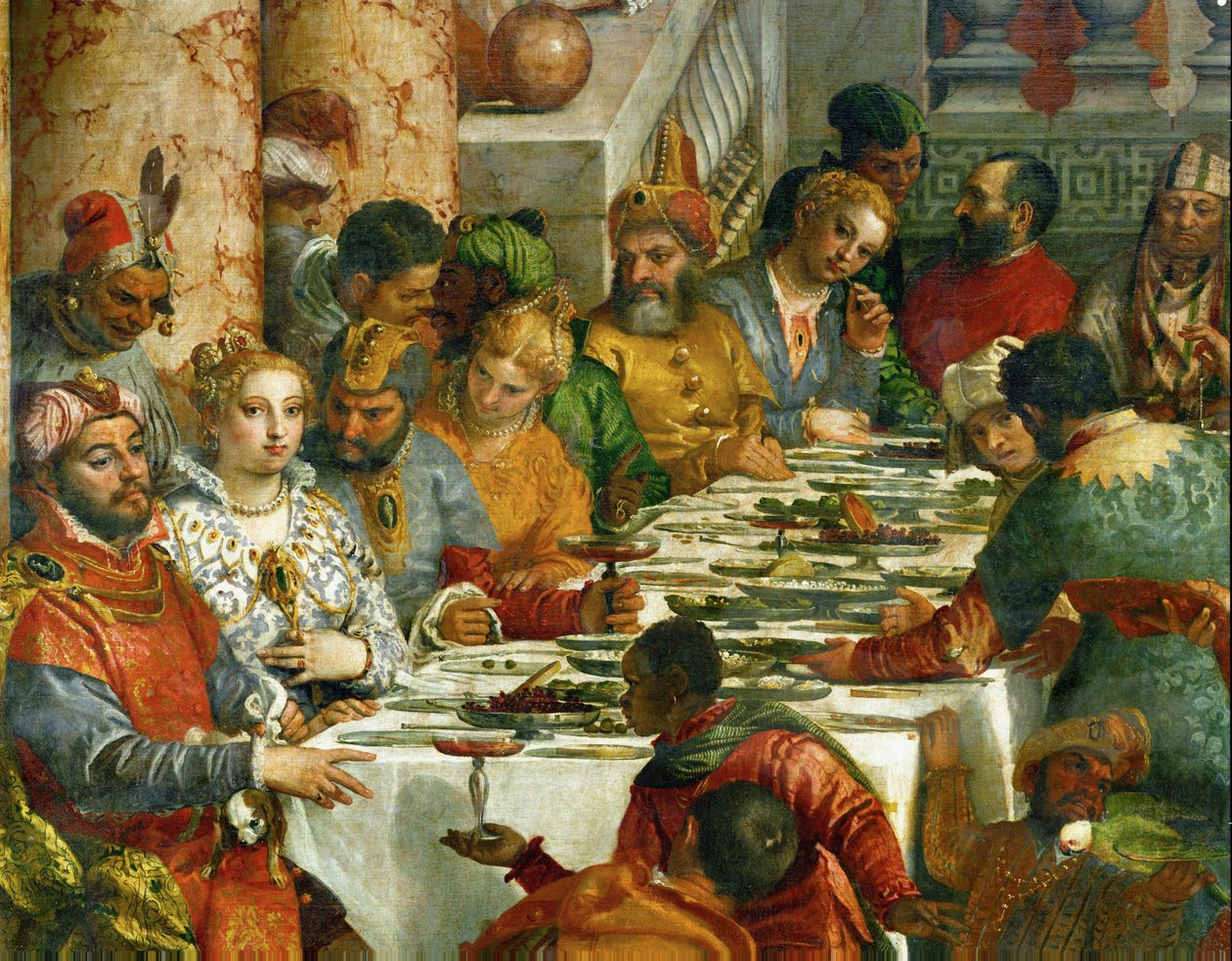 The Wedding at Cana by (1528 88) Veronese