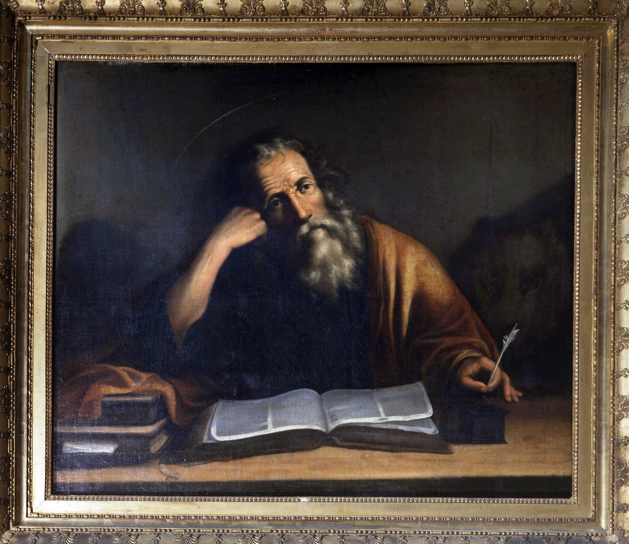 Saint Mark Writing the Gospel - Church of La Turbie by Veronese