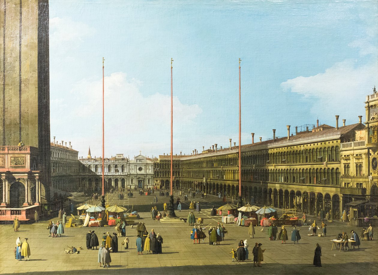 Venice, View of Piazza San Marco with the Procuratie by (1697 1768) Canaletto