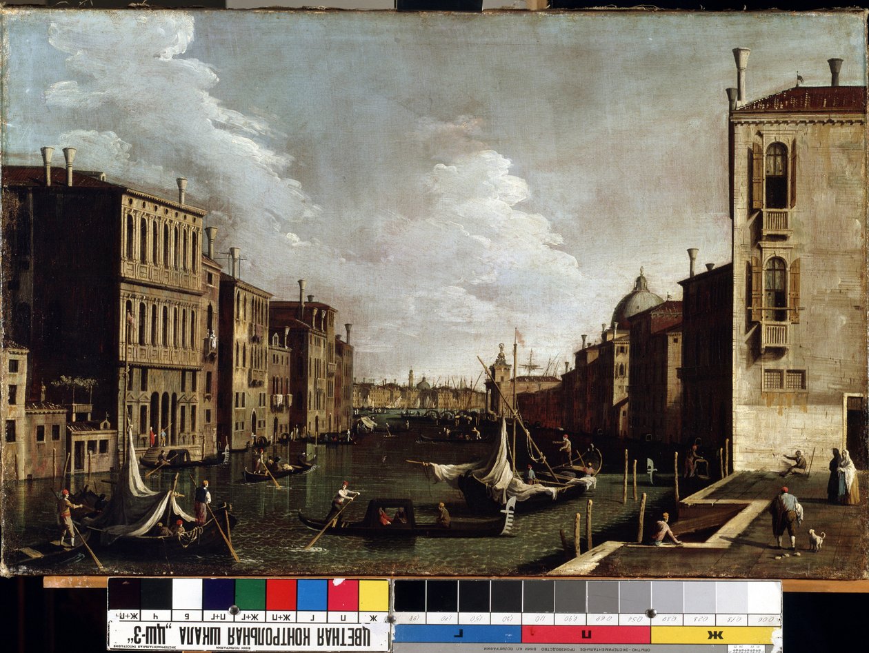View of the Grand Canal in Venice by Canaletto