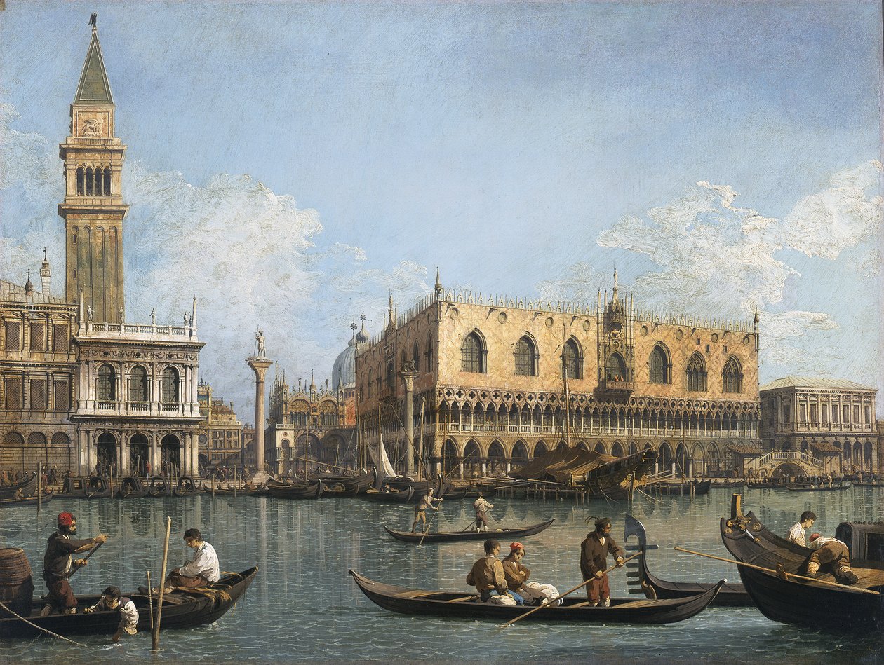 View of the Basin of San Marco from the Punta della Dogana by Canaletto