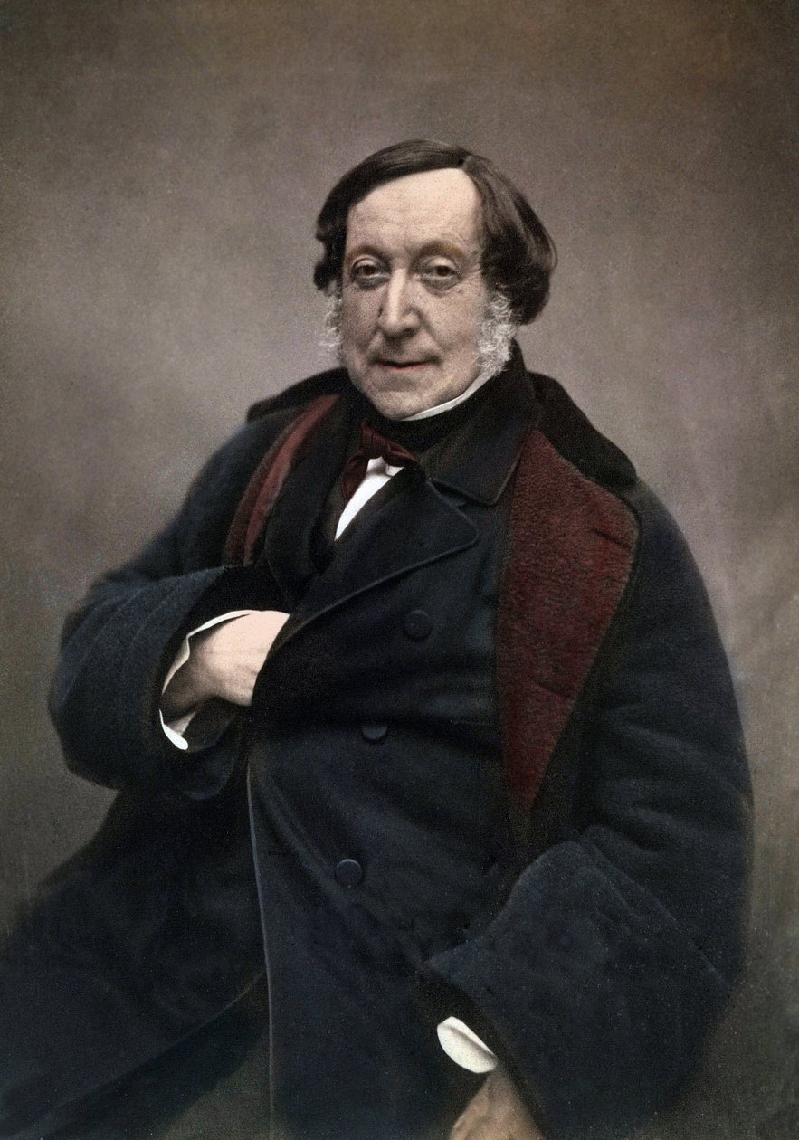 Gioachino Rossini, Italian composer by Nadar
