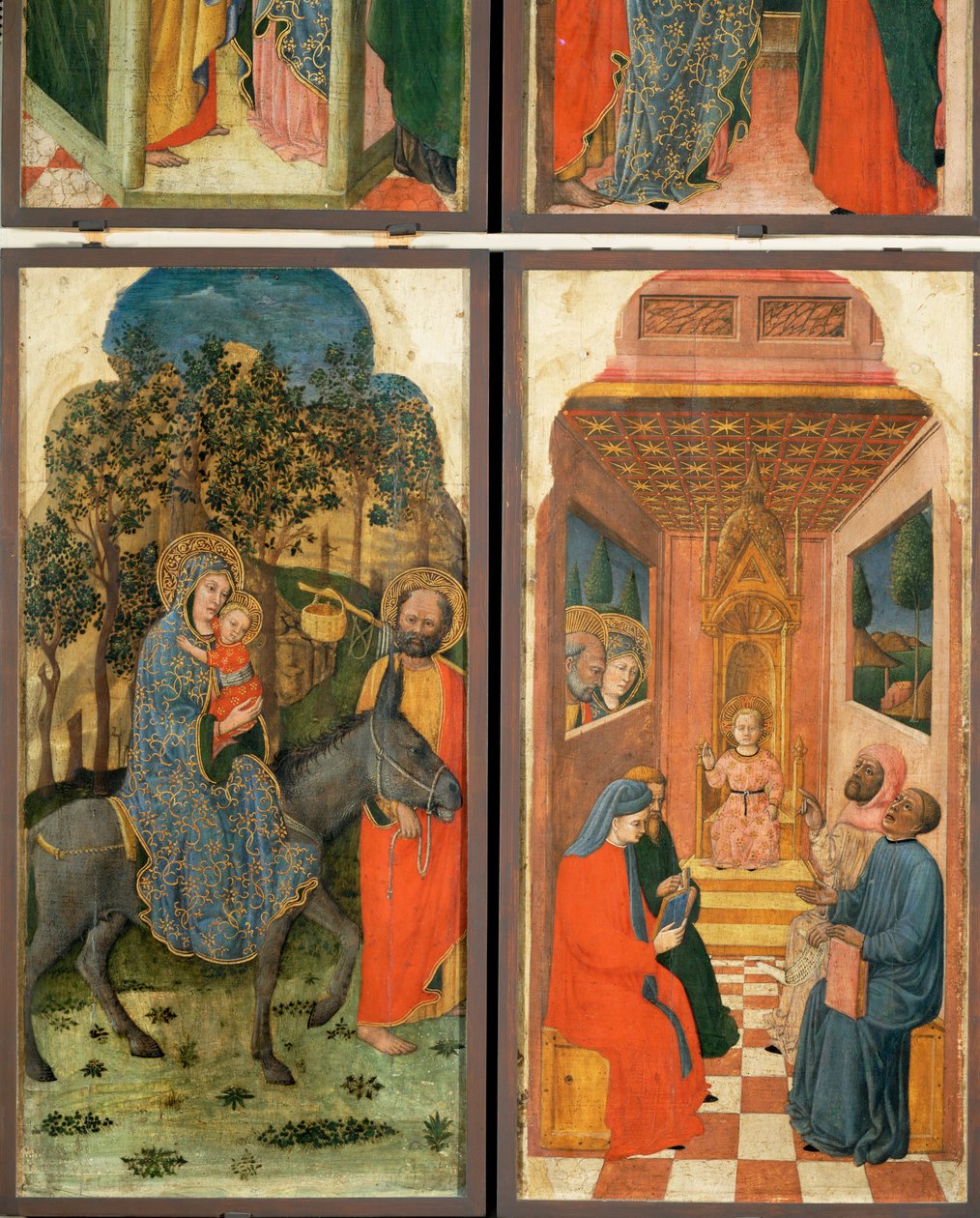 12 Scenes from the Life of the Virgin by (active c.1463 c.1490) Master of Wilten