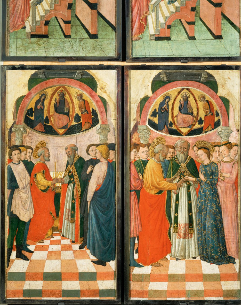 12 scenes from the life of the Virgin by (active c.1463-c.1490) Master of Wilten