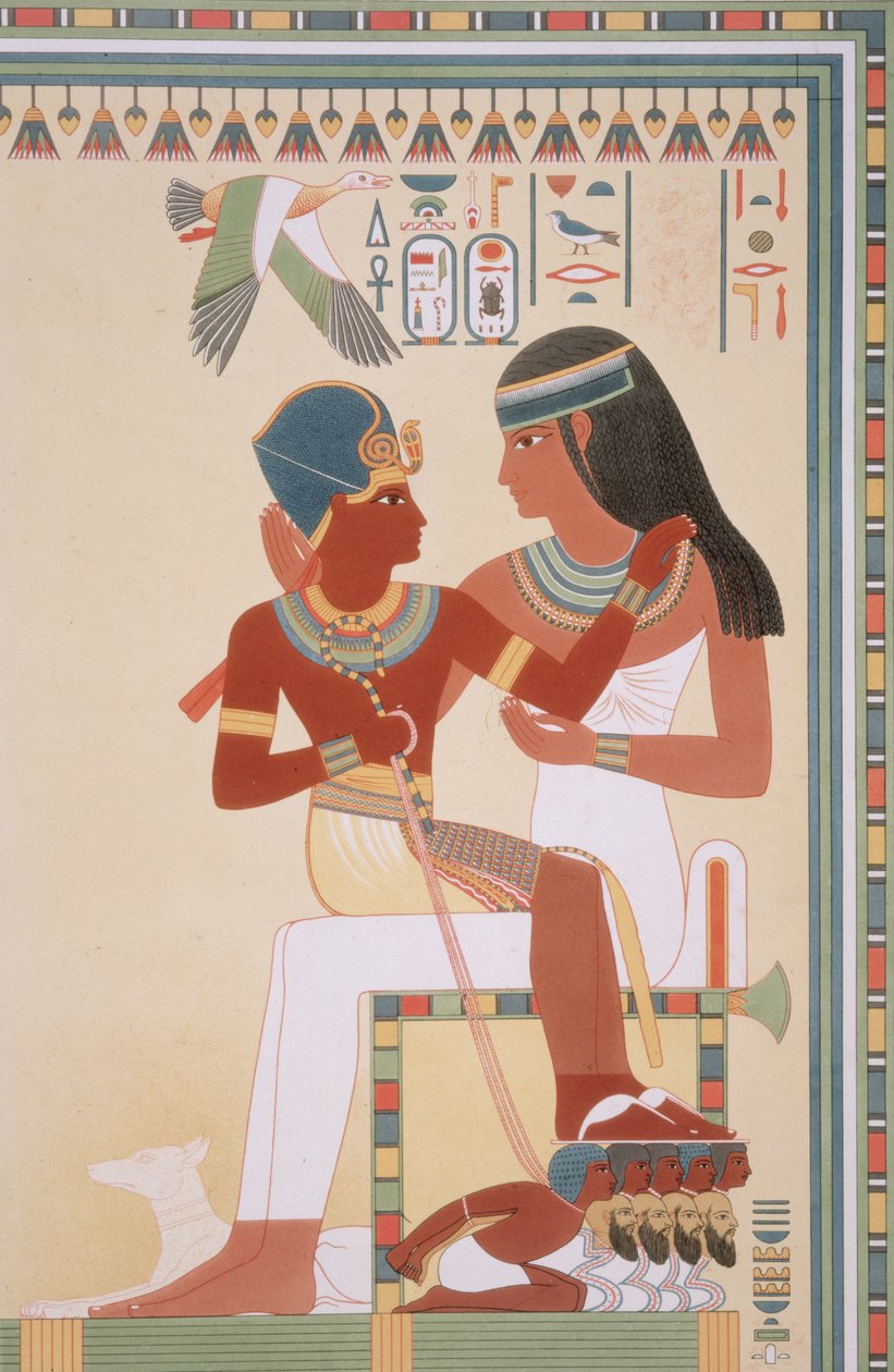 Amounoph II and his Governess from Histoire de l