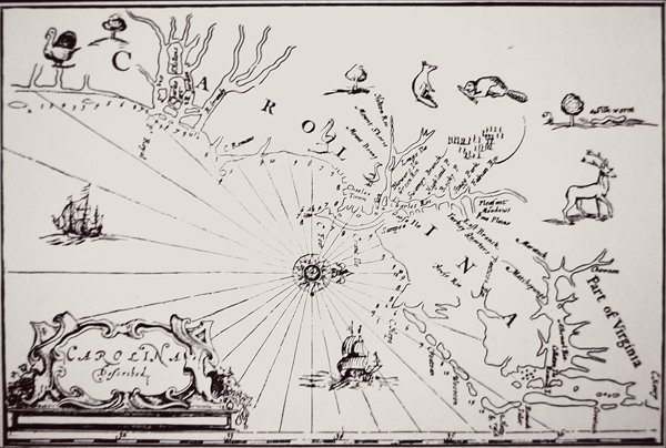 Colonial America by (after) English School