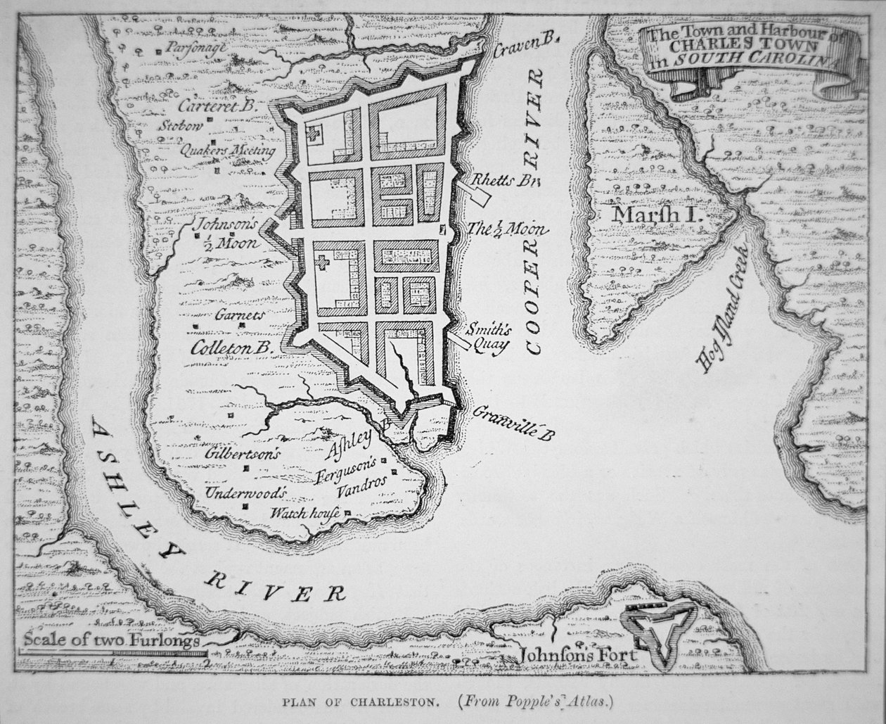New France: The Course of the St Lawrence River as far as Quebec by (after) English School