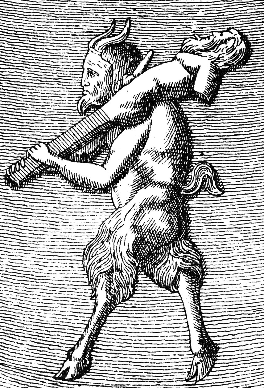 Satyr carrying a herm (detail) by (after) English School