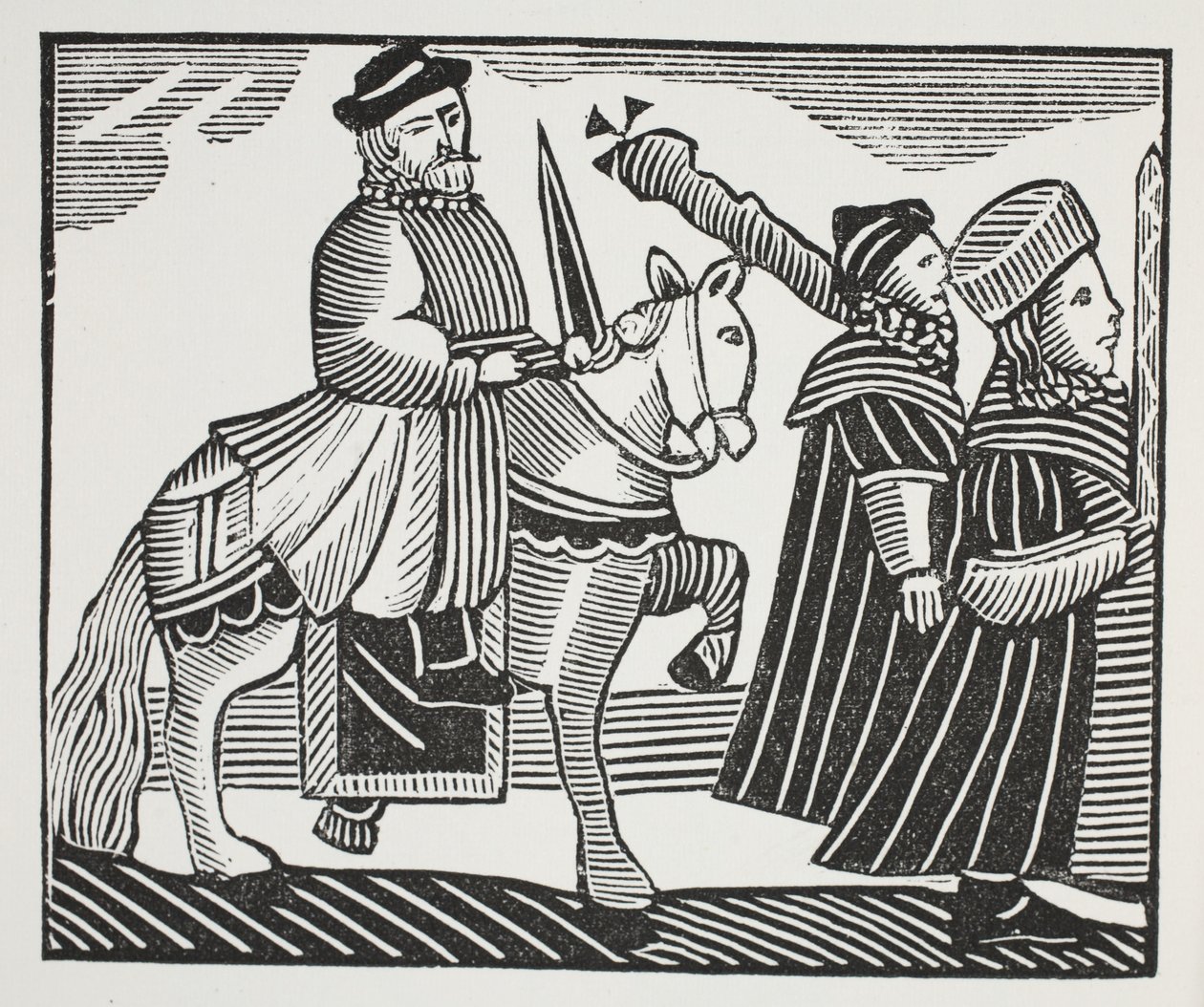 The History of Wat Tyler and Jack Straw, illustration from 