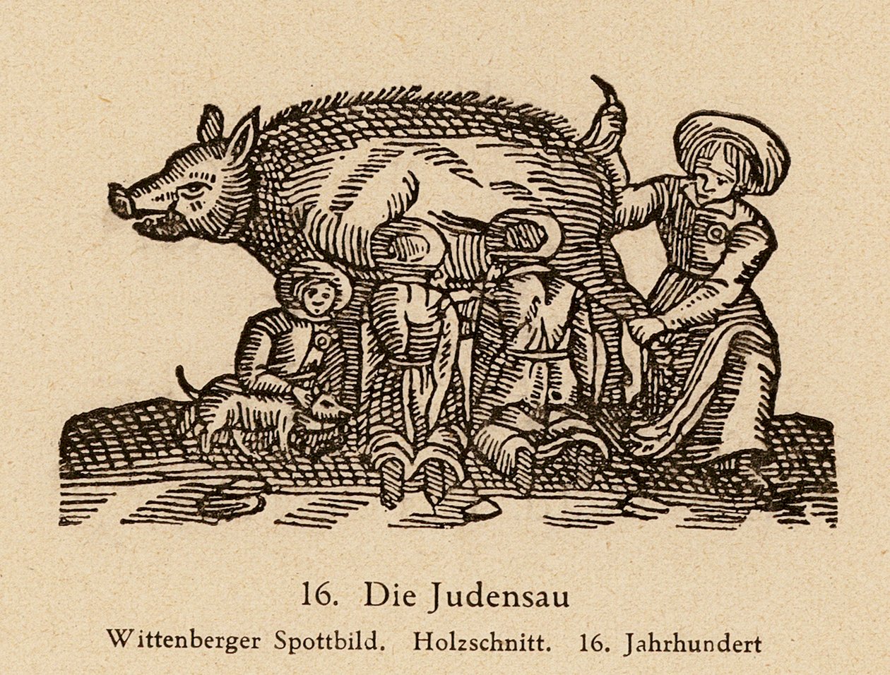 The Jewish Sow by (after) German School