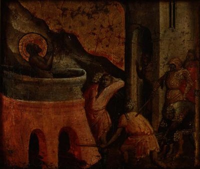 The Martyrdom of St. John the Evangelist by (attr.) Arcangelo di Cola da Camerino