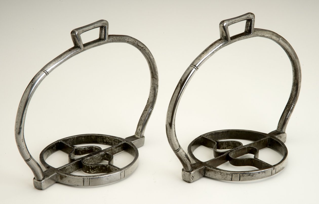 Pair of Stirrups, c.1525 by (attr.to) German School
