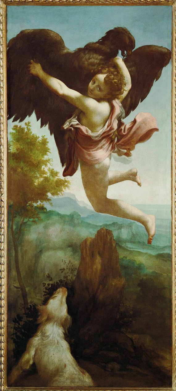 The Abduction of Ganymede by (c.1489-1534) Correggio