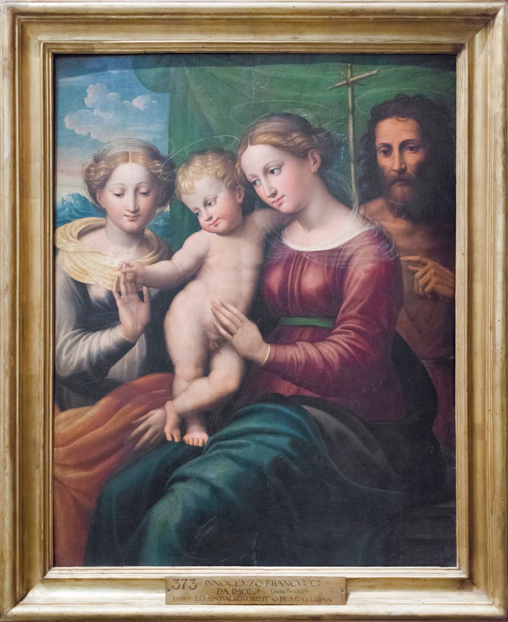 The Mystical Marriage of St Catherine by Innocenzo da Imola