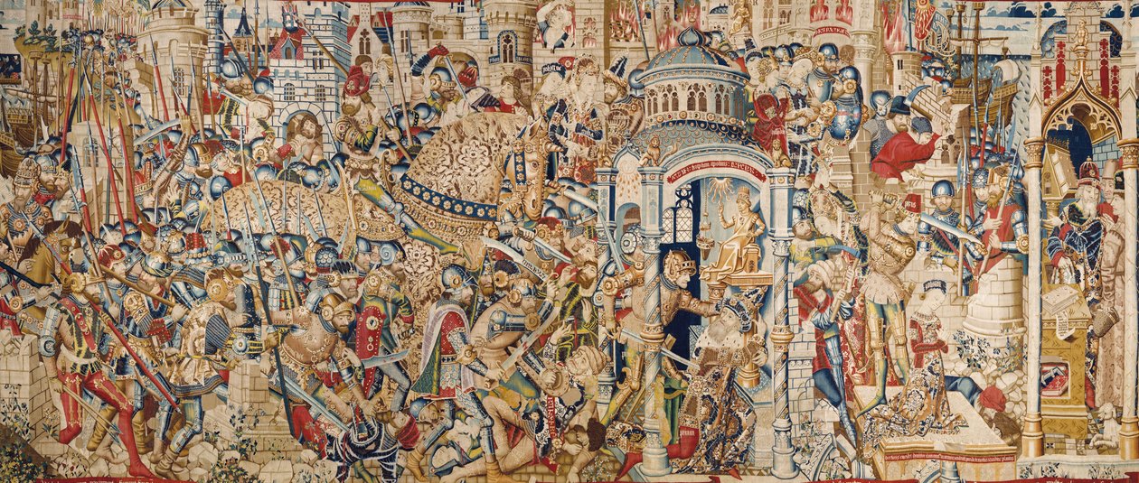 The Trojan War: The Destruction of Troy, c.1470 by (fl.1450 75) Master of Coetivy