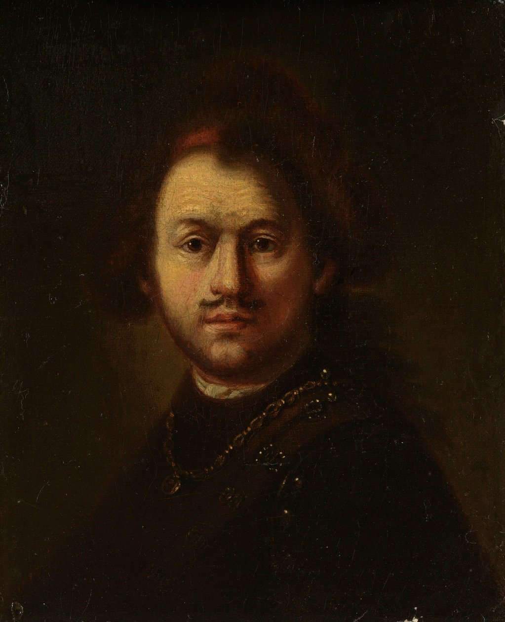 Portrait of Rembrandt by (follower of) Rembrandt Harmensz. van Rijn