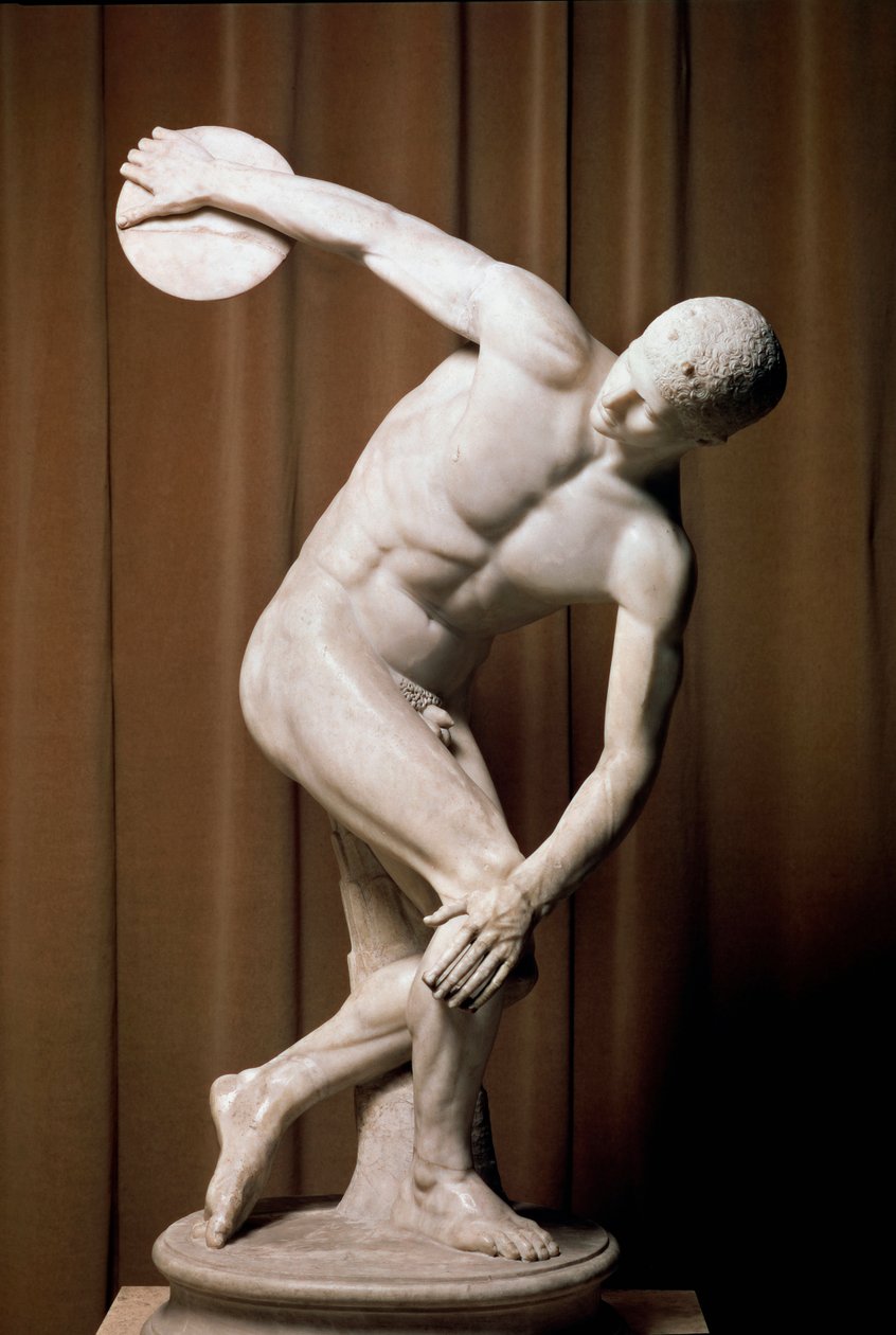 Myron Discobolus Statue