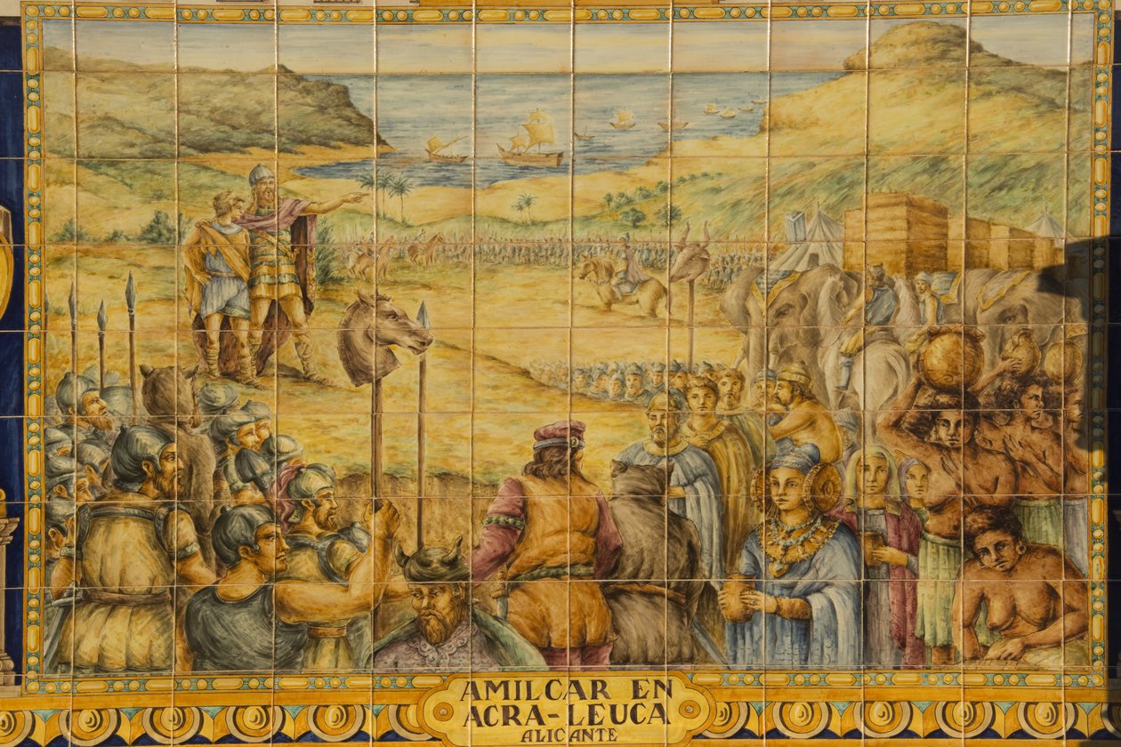 Alcove with Tiled Representation of Alicante, Plaza España, Seville, Spain by Unknown