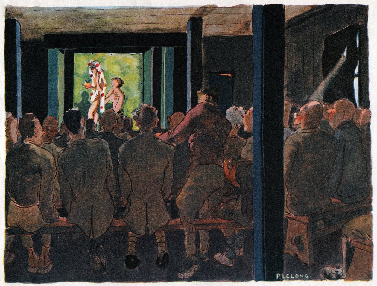 Prisoners camp in Germany by Unknown