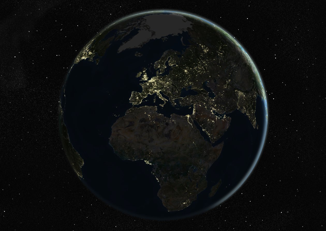 Globe Centered on Europe and Africa by Unknown