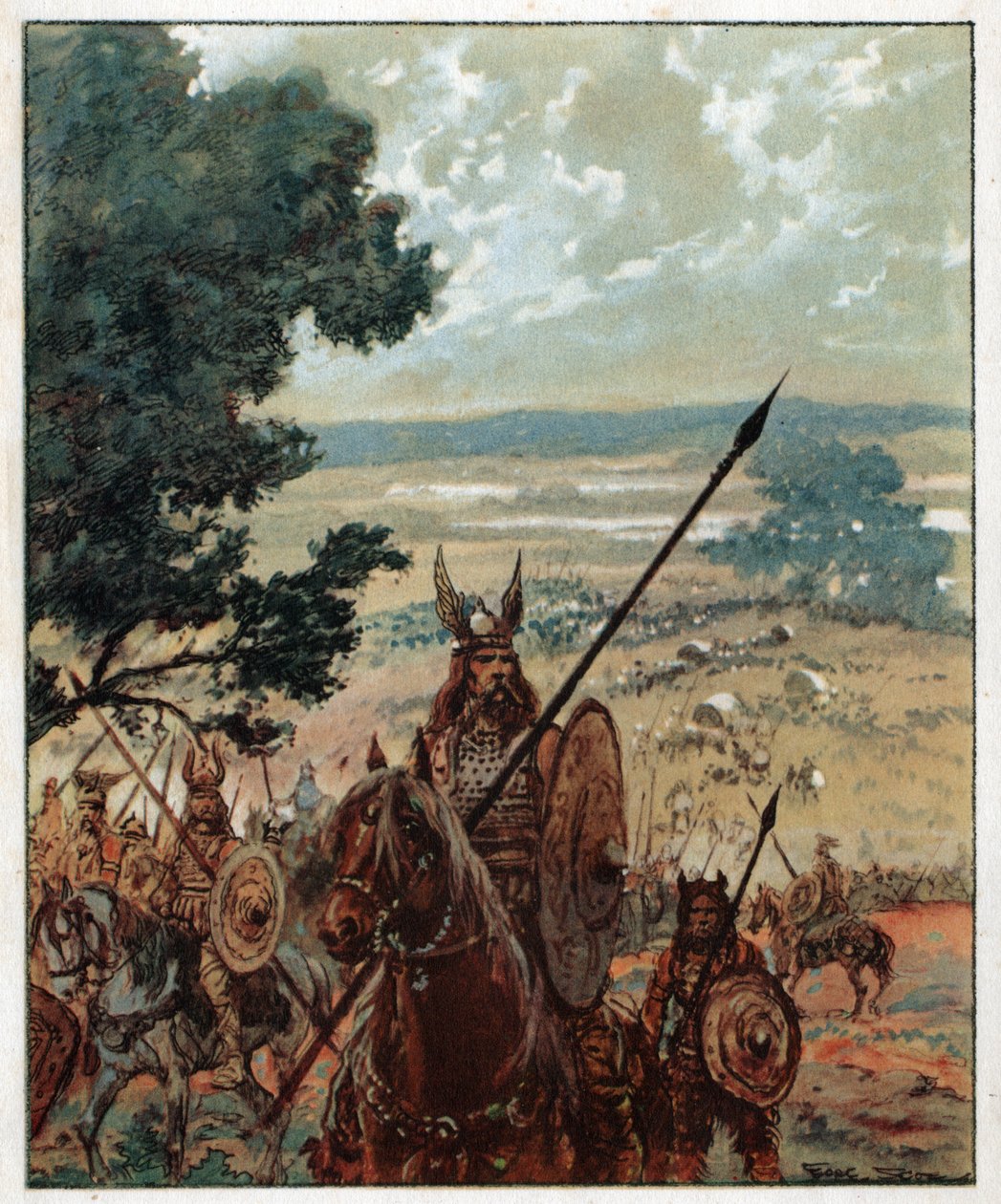 Gallic Wars by Unknown: Premium art reproduction