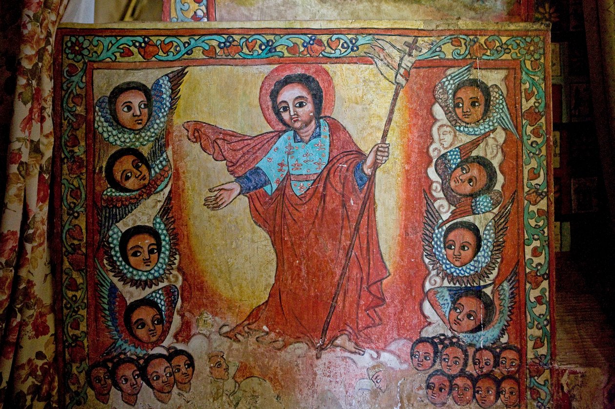 Narga Selassie Christian Church, Island of Dek, Lake Tana, Gondar ...
