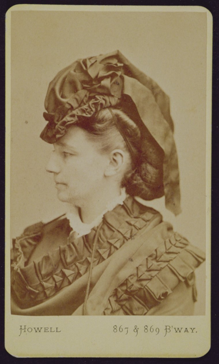 Portrait of Victoria Woodhull (1838-1927), c.1875 by American Photographer