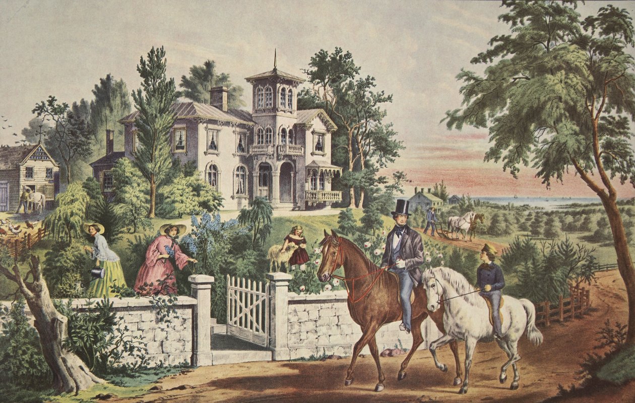 American Country Life - May Morning by American School