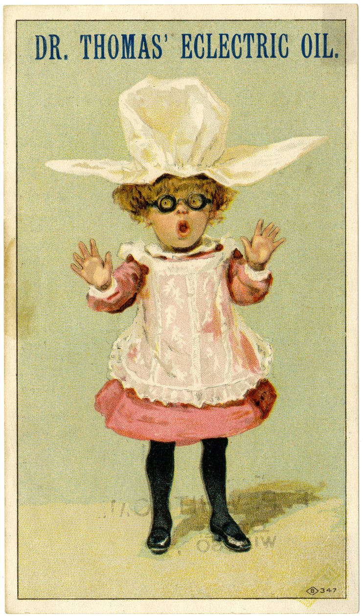 Dr. Thomas Eclectric Oil [trade card], c.1880-1910 by American School
