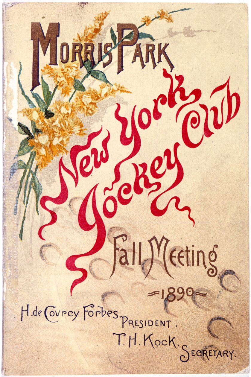 Morris Park, New York Jockey Club, Fall Meeting, 1890, 1890 by American School