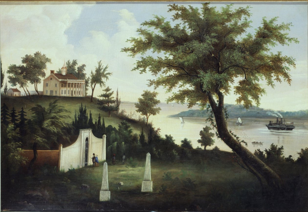 Mount Vernon, Home of George Washington, on the Potomac River