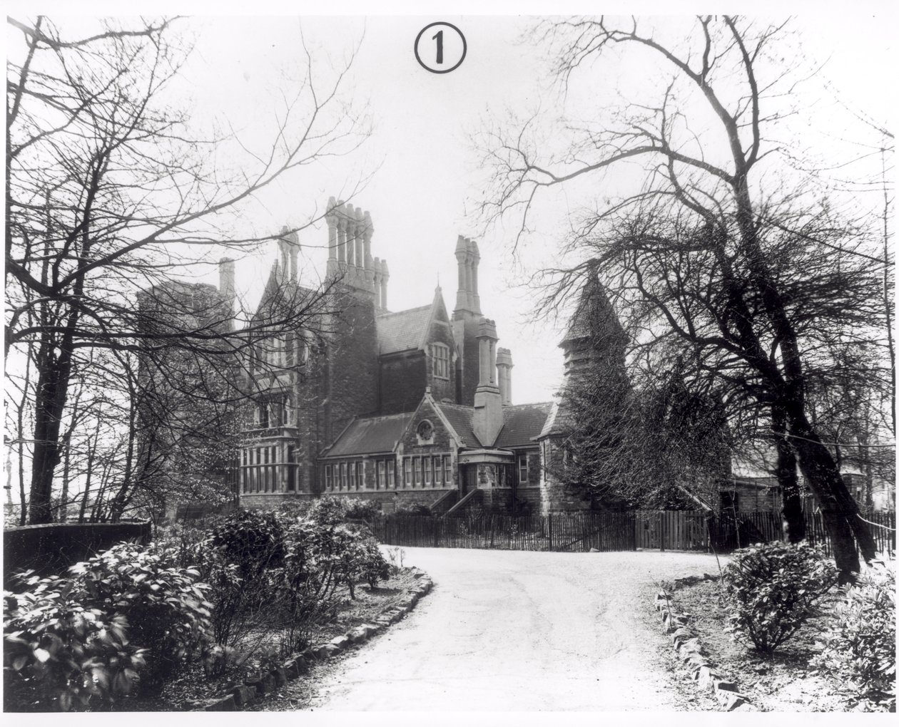 Meanwood Towers, Built 1867, 1950 by English Photographer