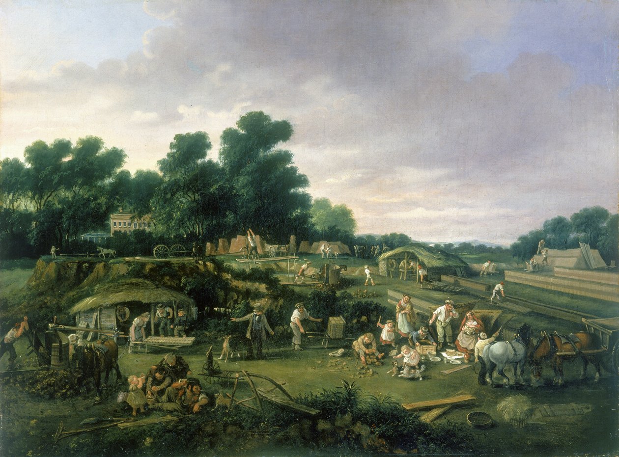 English Country Brickworks by English School