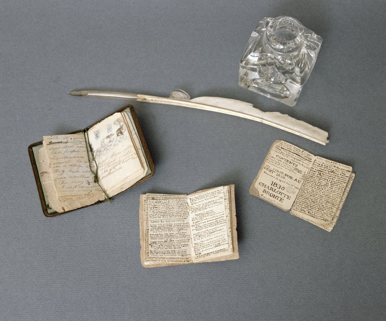 Little books by the Bronte sisters by English School