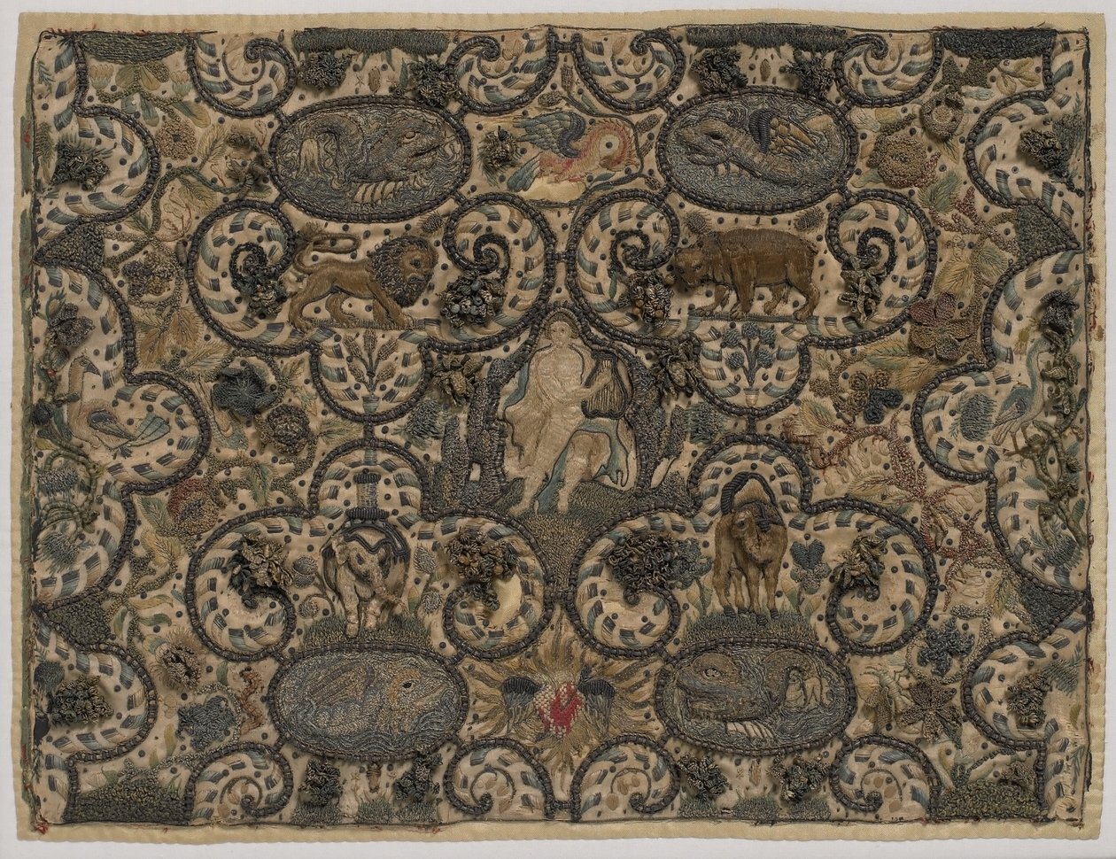 Orpheus Charming the Animals with His Lute by English School