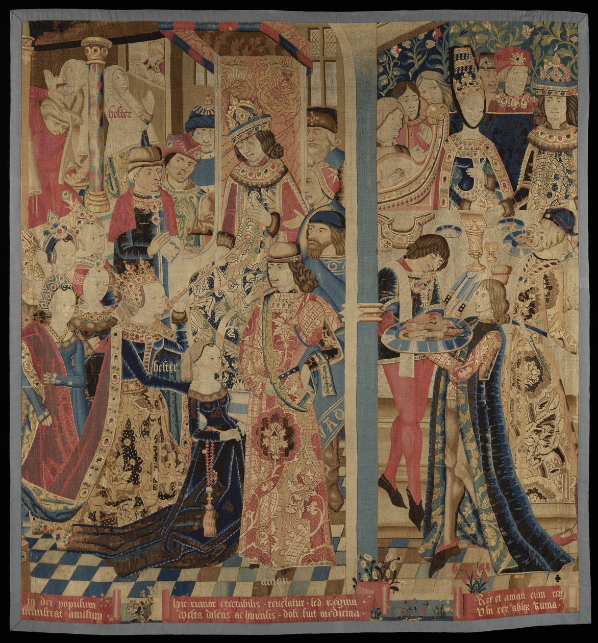 Esther and Ahasuerus, c. 1460-1485 by Flemish School