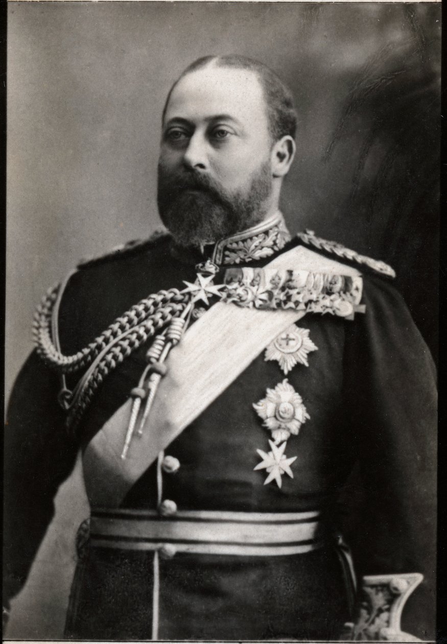 Portrait of Edward VII of the United Kingdom (1841-1910) by French Photographer