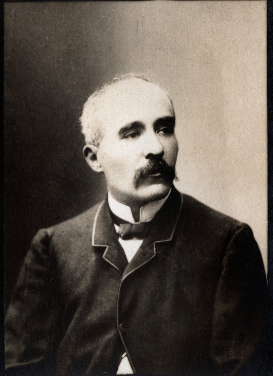 Portrait of Georges Clemenceau (1841-1929), French politician and journalist by French Photographer