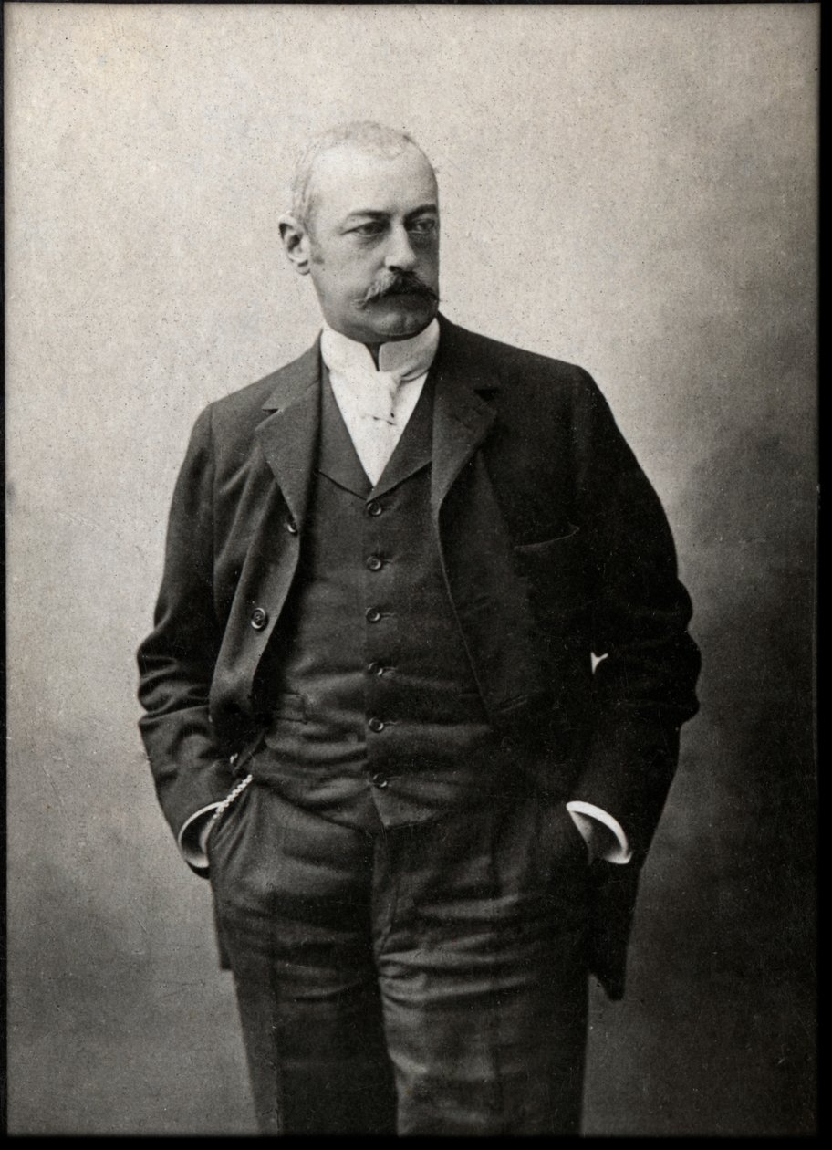 Portrait of Pierre Waldeck Rousseau, French statesman by French Photographer